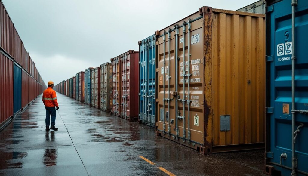 Taille du conteneur maritime : guide complet des dimensions et volumes