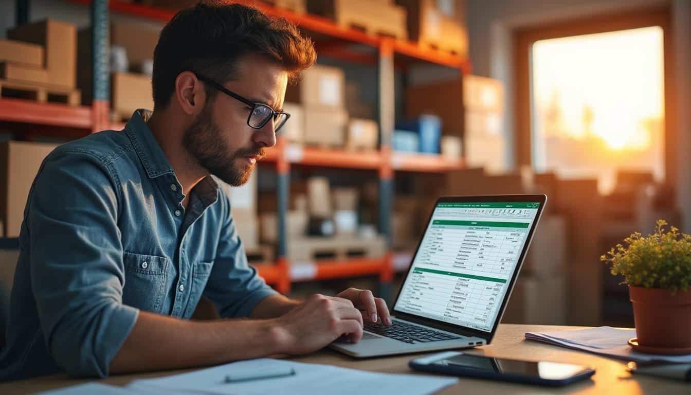 Illustration: Comprendre le rôle d’un outil de gestion des stocks sur Excel