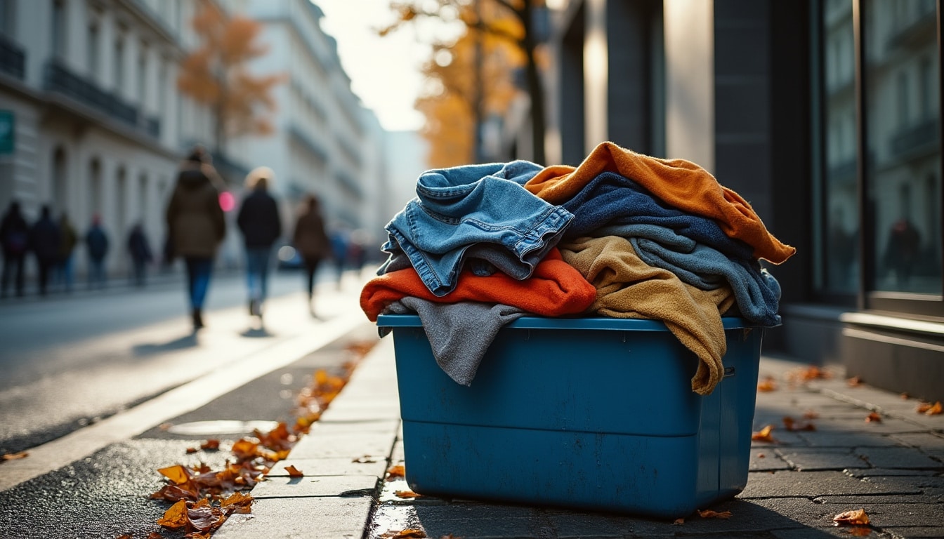 Conteneur de vêtements autour de moi : trouver un point de collecte proche