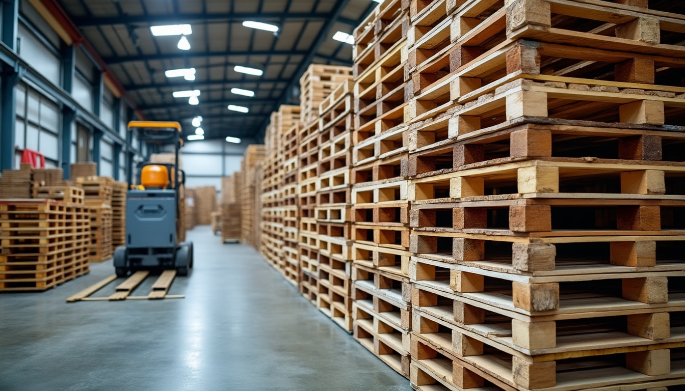 Palette gerbée : optimiser stockage et sécurité en logistique