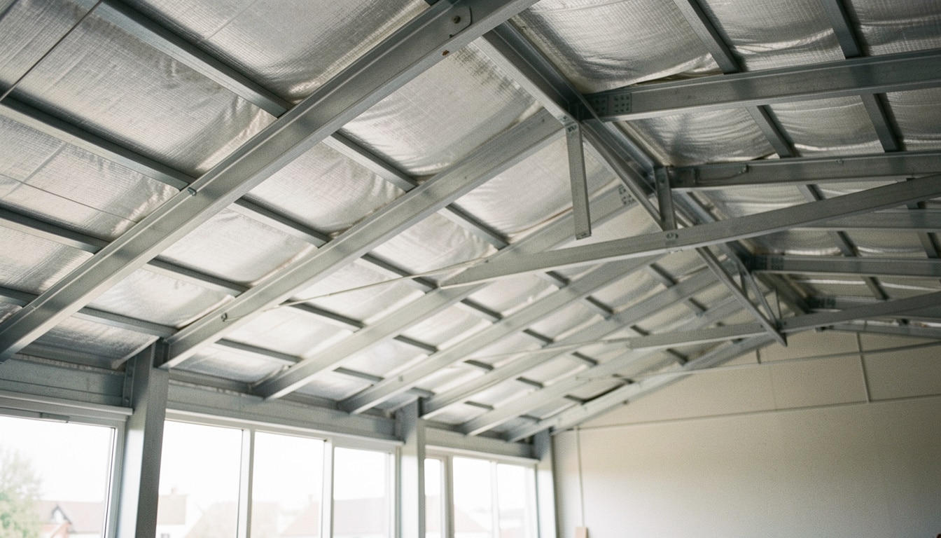 Feutre anti-condensation sous bac acier : bien le choisir