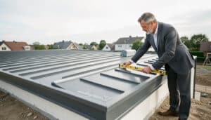 Toiture plate en bac acier : prix, pente et isolation